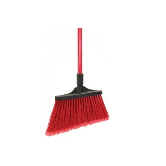  MaxiSweep Angle Broom Flagged – Red