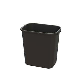 28 Qt. Waste Basket - Black