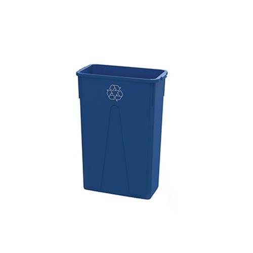 23 Gallon Slim Container, w/o Lid - Blue