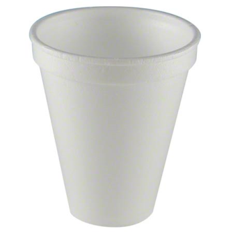 White Foam Cup