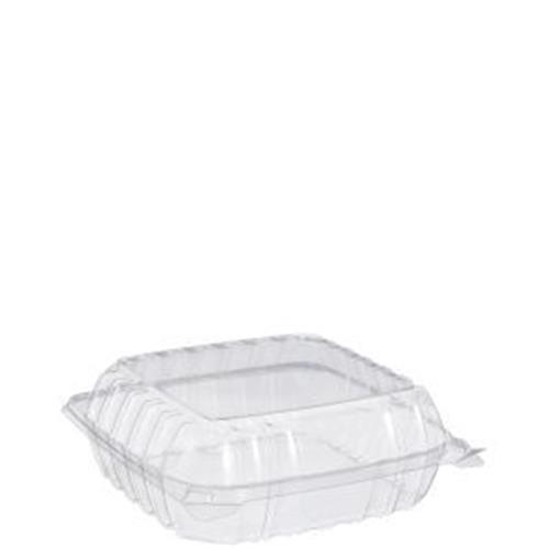 Plastic Hinged Single Compartment Containers
