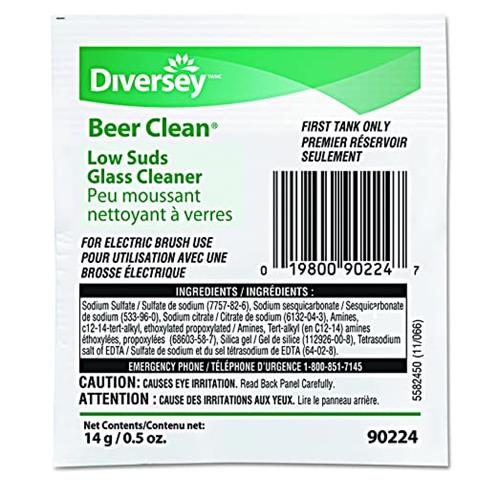 Beer Clean Glass Cleaner Packets