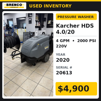 Used Karcher Hot Water