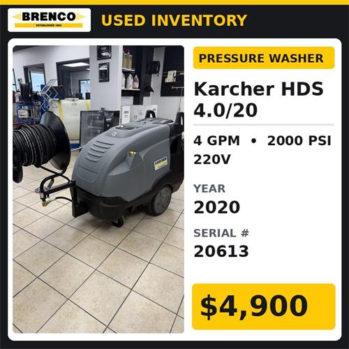 Used Karcher Hot Water